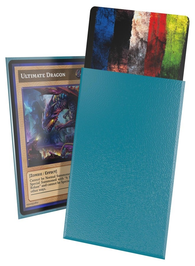 Ultimate Guard Cortex Outer Card Sleeves, 60 Japanese Size TCG Sleeves, 62 x 89mm, Petrol Back, Matte Finish, No PVC & Acid-Free, High Clarity - Image 2